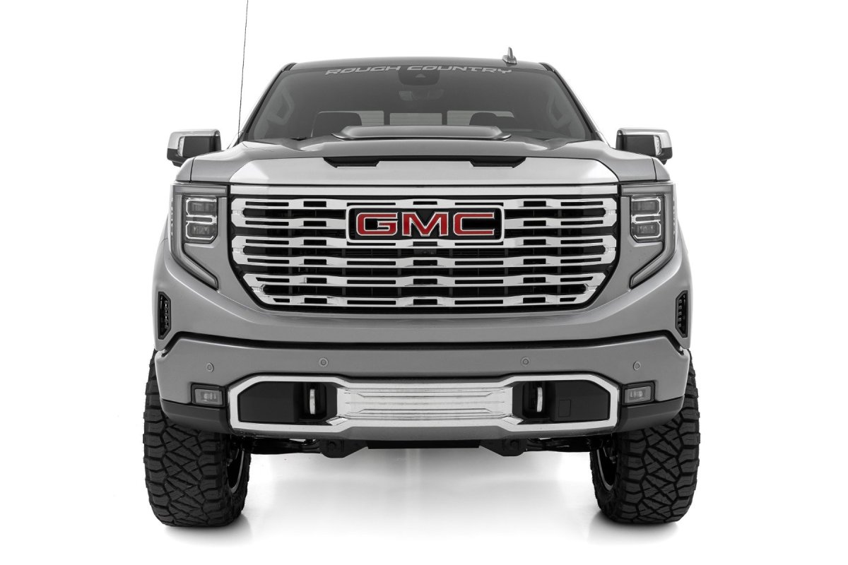 GMC Sierra 1500 Hood Scoop - Rough Country - G1K - Stone Blue - '19-'25